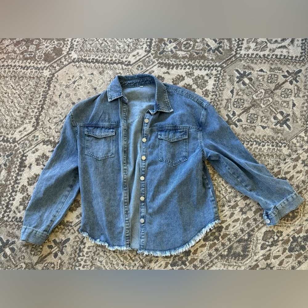 Jean shacket XL